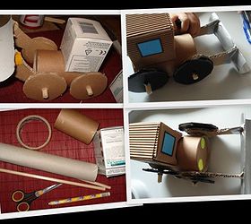 how to use garbage as a tool for your kids, crafts, repurposing upcycling, Let your child be creative and try to make paper toy