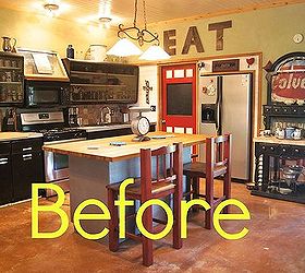 small rustic kitchen makeover, diy, home decor, how to, kitchen backsplash, kitchen design, painted furniture, repurposing upcycling, rustic furniture