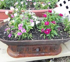 my gardentour, gardening, outdoor living, also a curbside rescue super cute iron stove piece