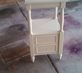colorful nightstand makeover, painted furniture, Before