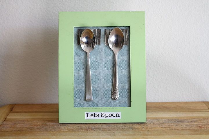 unique spooning art for wedding gift or make your own, crafts, repurposing upcycling