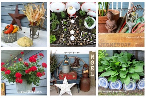 the yard gardens patio of a junk collector, gardening, outdoor living, patio, repurposing upcycling, Join me for a round up of many of my favorite outdoor decorating ideas