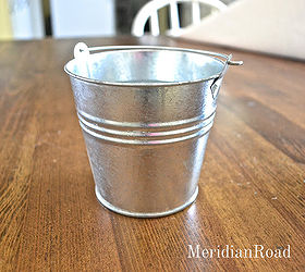 aging galvanized metal, crafts, A new bucket