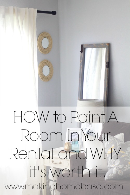 tips on painting a room in your rental home, painting, urban living