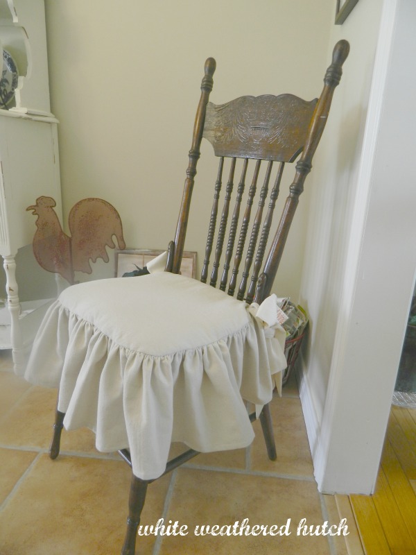 Country Chic Ruffled Drop Cloth Cushion Cover Hometalk Country Chic Ruffled Drop Cloth Cushion Cover Crafts Painted Furniture Ruffle Is