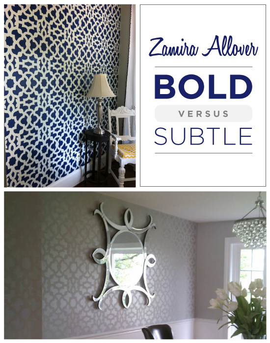 this or that stencil projects which do you prefer, home decor, painting, window treatments, Bold v Subtle color choices