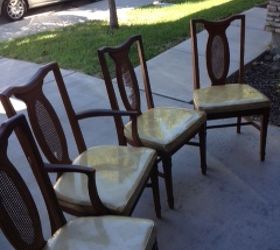 upholstered chairs, painted furniture, reupholster