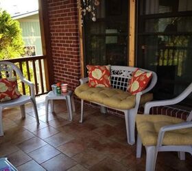 working on the ole front porch for a quiet space, curb appeal, outdoor living, porches, After