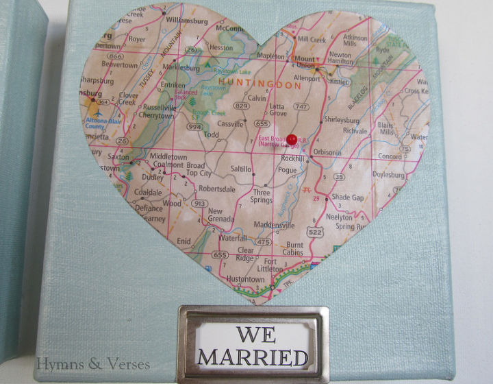 we met we married we lived we love map art, crafts, valentines day ideas, We Married where we married