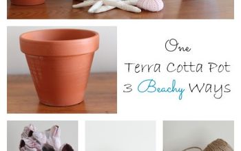 One Terra Cotta Pot, Three Beachy Ways #MPinterestParty