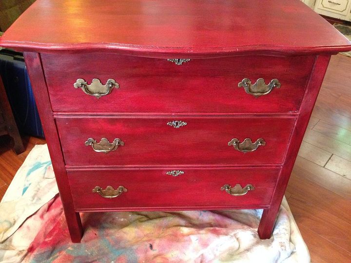 chest of drawer makeover, painted furniture