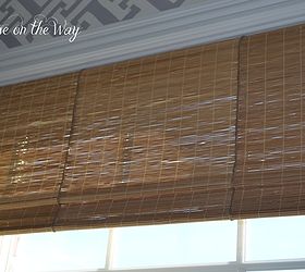 diy faux bamboo shade, crafts, window treatments, windows