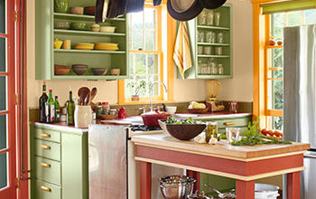 6 cocinas de colores que nos encantan