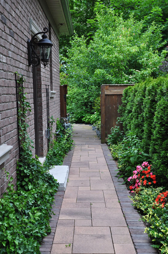 ideas for that narrow space in between suburban homes