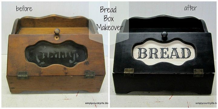 makeover mondays trashy bread box makeover, crafts, painting, repurposing upcycling