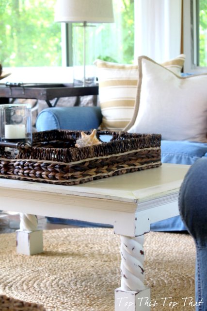 summer home tour at top this top that, home decor, Family Room