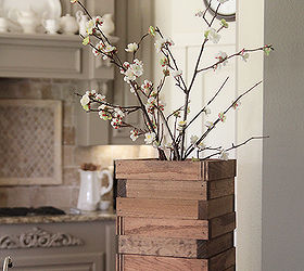 scrap wood vase easy and free, diy, home decor, how to, woodworking projects, Wood Scrap Vase