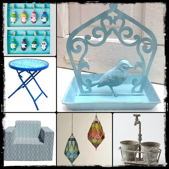summer outdoor d cor inspiration, seasonal holiday d cor, From tablecloth weights bird baths and cute tables