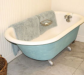bathroom blues, bathroom ideas, home decor, Old tub