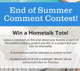 End of Summer Comment Contest!