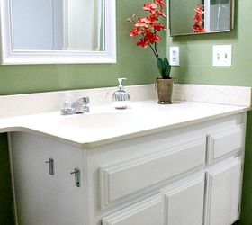 repainting bathroom cabinets quick and easy, bathroom ideas, cabinets, painting