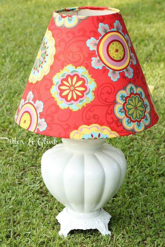 outdated lamp makeover, crafts, lighting