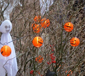 halloween decor indoors mostly, christmas decorations, halloween decorations, seasonal holiday d cor, urban living, This installation was done by the same folks who did the decor featured in the two pervious pictures