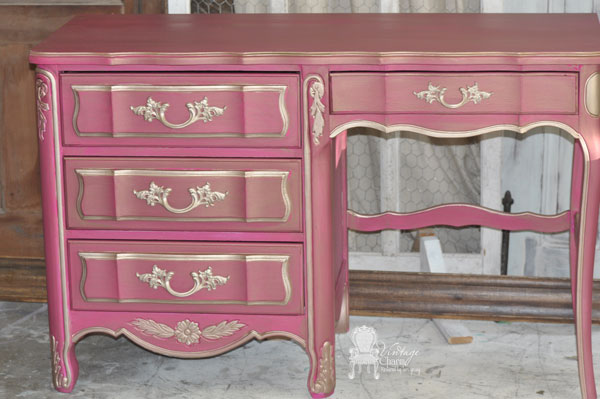 French Desk Makeover All Glammed Up Hometalk French Desk Makeover All Glammed Up