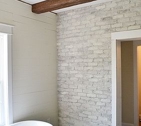 white washing a brick wall, paint colors, painting, wall decor