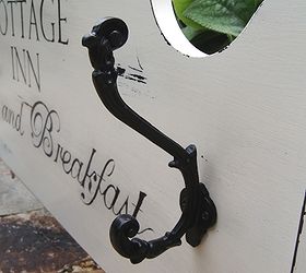 another use for an old headboard, gardening, repurposing upcycling, Hooks add function