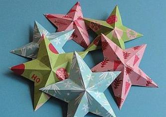 make a 5 pointed star in one snip, christmas decorations, crafts, seasonal holiday decor, Thanks Betsy Ross for the idea