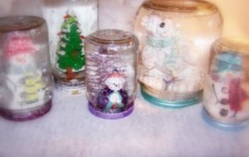 Sparkling Snow Globe FREE Winter Tutorial From Vintage Mama's Cottage