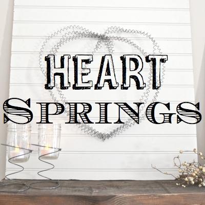 heart springs, crafts, repurposing upcycling, seasonal holiday decor, Heart Springs