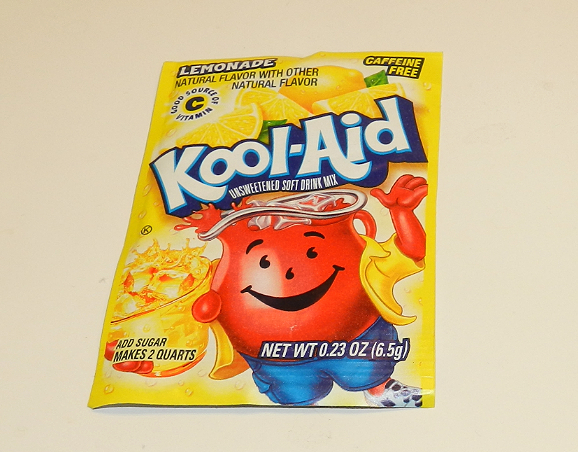 how to clean that stubborn toilet bowl ring for 25 cents, cleaning tips, go green, The lemon Koolaid works in the dishwasher too for removing the soap scum build up from the insides Just put in in place of the soap and run an empty washer on it s regular cycle The before and after will amaze you