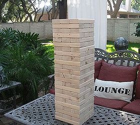 giant yard jenga game, diy, woodworking projects, The finished project