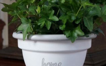DIY "home" Flowerpot & Housewarming or Hostess Gift Basket...