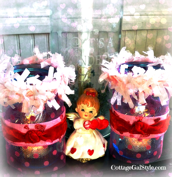 valentine mason jar candles, crafts, mason jars, seasonal holiday decor, valentines day ideas