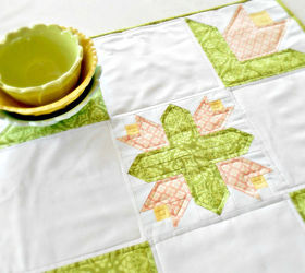 Spring Tulips Quilted Table Topper