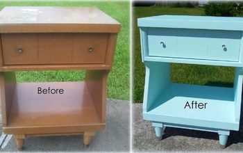 Before and After: A  Mid Century Modern Night Stand