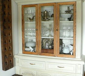 dining room china cabinet reveal, painted furniture, rustic furniture
