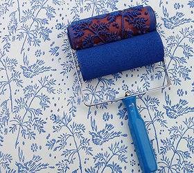 patterned paint rollers from notwallpaper, painted furniture, Patterned Paint Roller from NotWallpaper