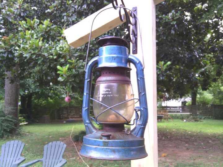 my old lantern, outdoor living