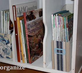 faux drawer with fabric, cleaning tips, crafts, decoupage, shelving ideas, My magazine holders covered in fabric