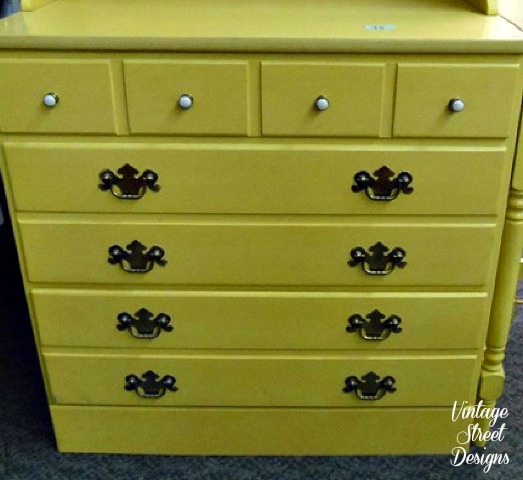 my husband s nightstand gets a second makeover, painted furniture
