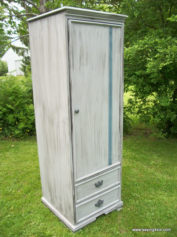 wardrobe makeover with homemade chalk paint and wax, chalk paint, closet, painted furniture