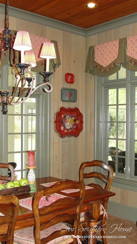 french country kitchen tour, home decor, kitchen design, kitchen island, I collect tole trays and lamps