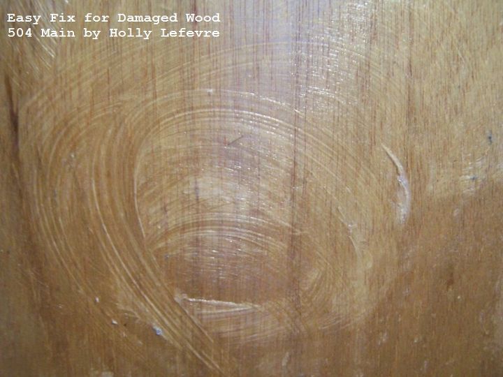 solucin fcil para la madera daada