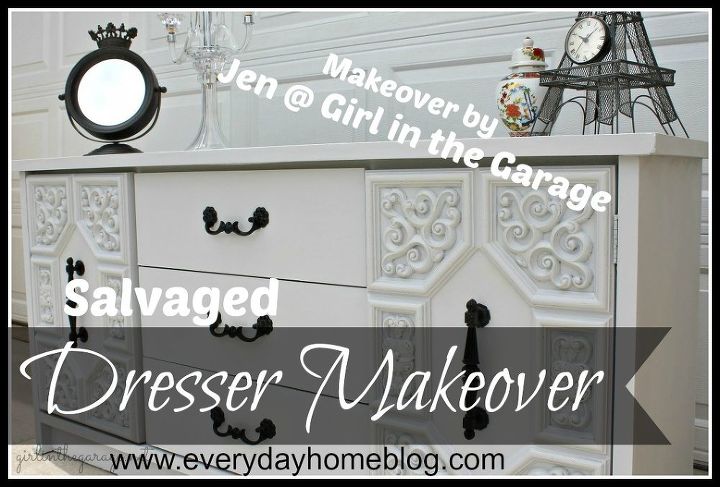 drab to fab a salvaged dresser makeover story, painted furniture