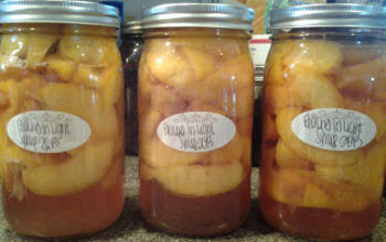 Canning Recipe: Peaches in Light Syrup