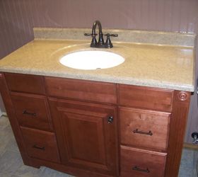bathroom makeover turned into major bathroom remodel, bathroom ideas, diy, home decor, Here is the reason for the whole remodel The 48 inch monster fits